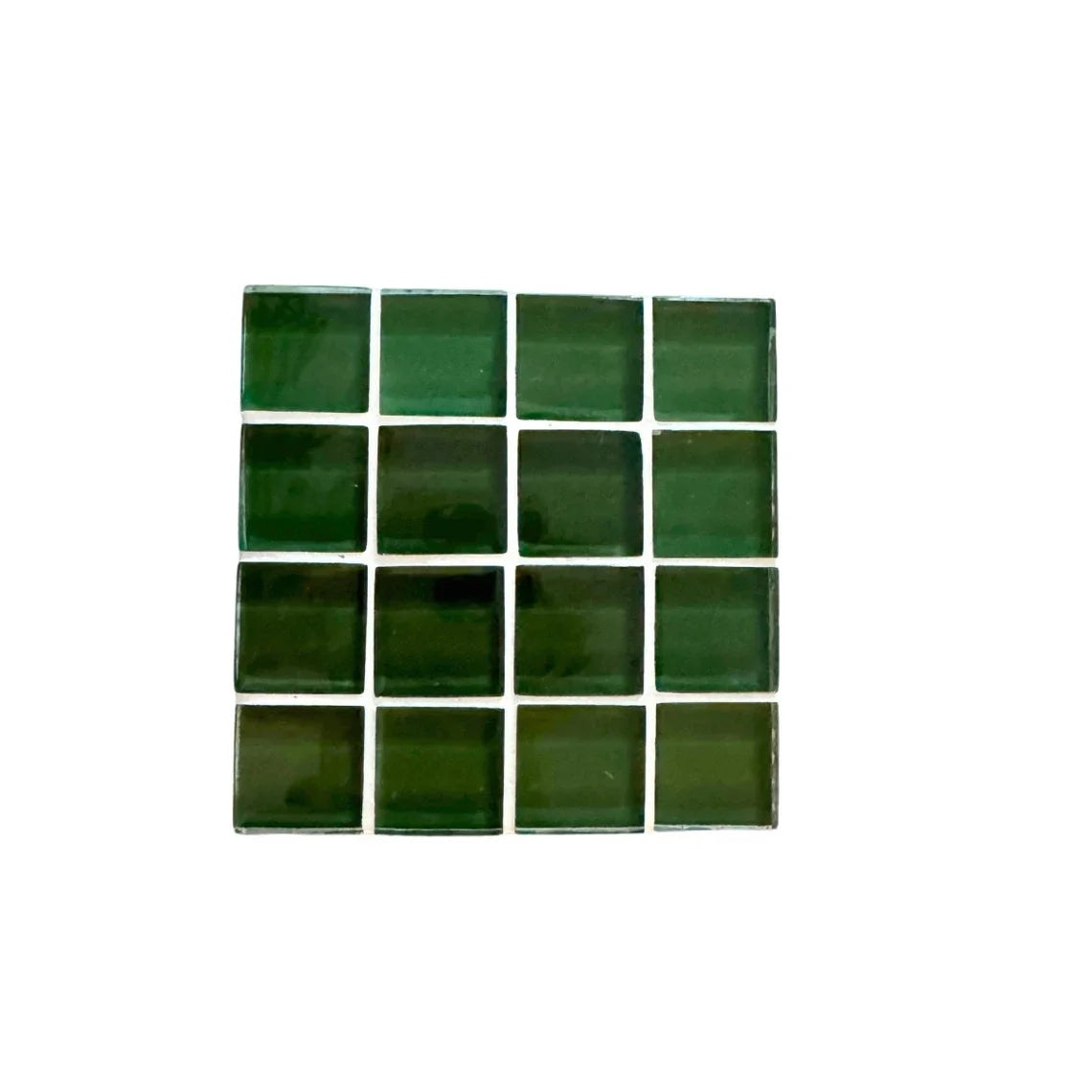 Mosaic glass style tile coaster