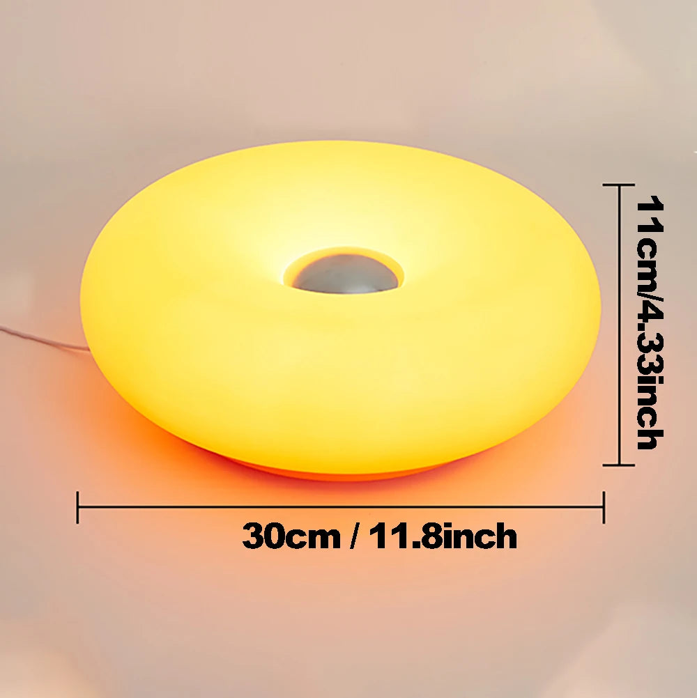 Donut table lamp
