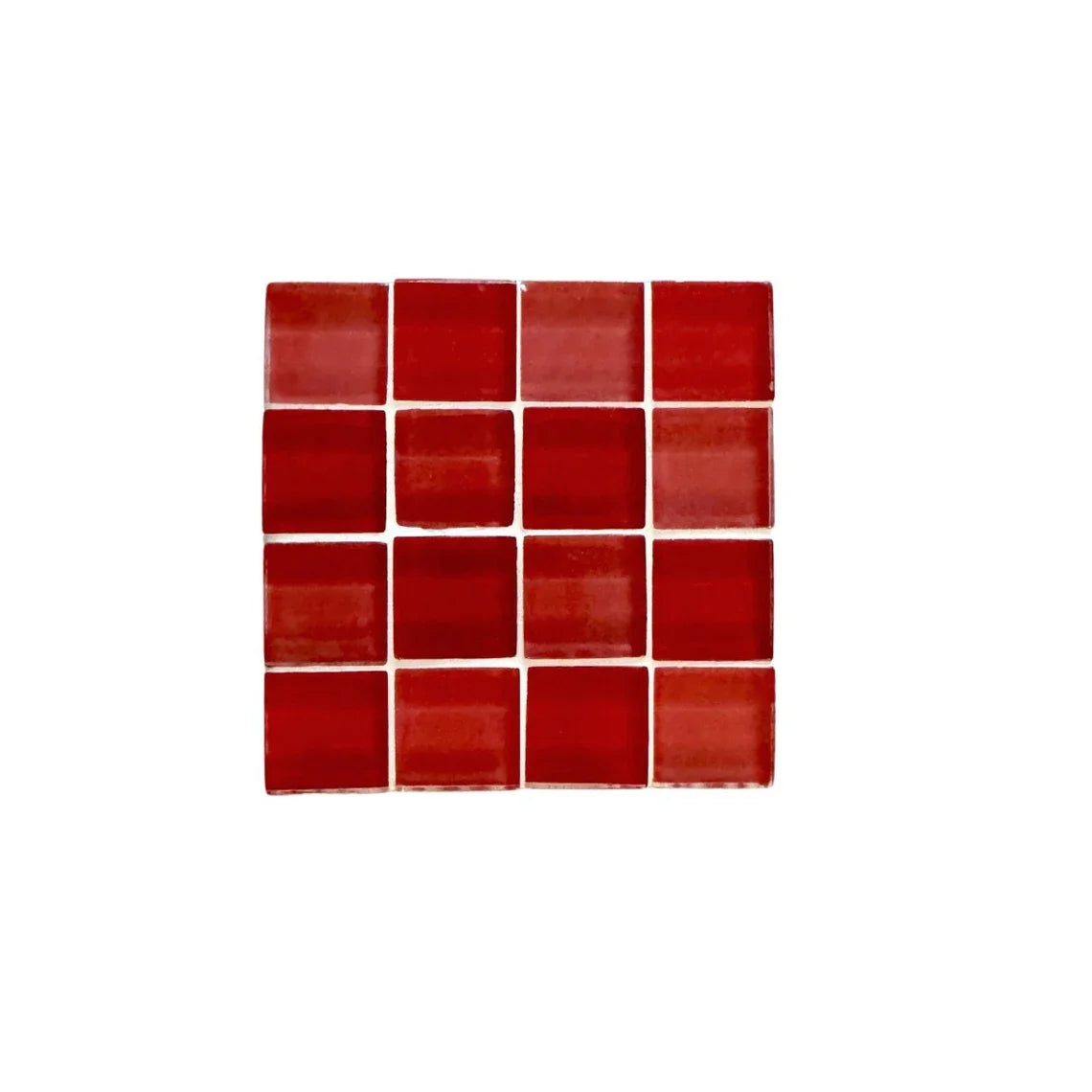Mosaic glass style tile coaster