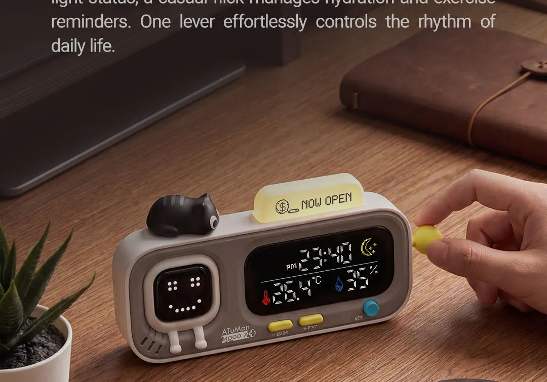 Smart Desktop Temperature & Humidity Clock