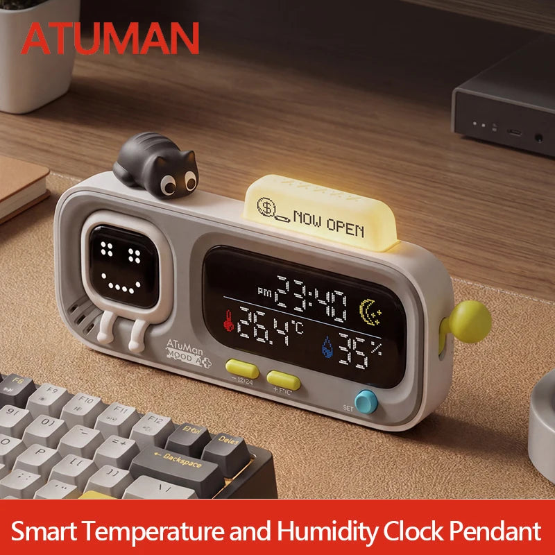 Smart Desktop Temperature & Humidity Clock
