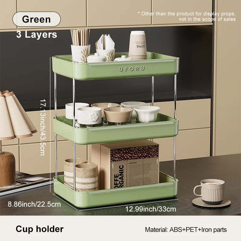 Double layer kitchen organiser
