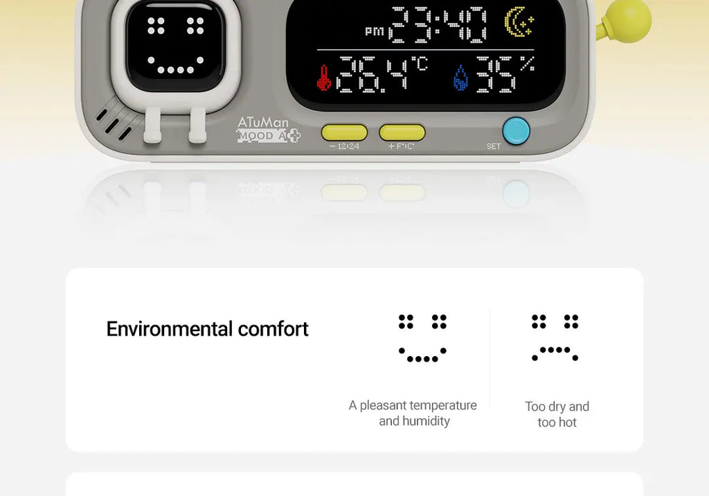 Smart Desktop Temperature & Humidity Clock