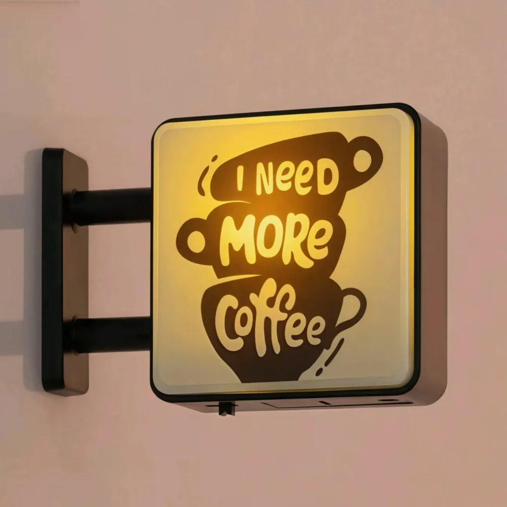 Retro coffee fridge magnet