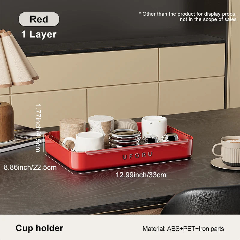 Double layer kitchen organiser