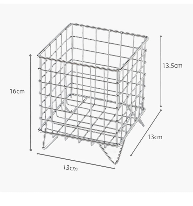 Wire storage basket