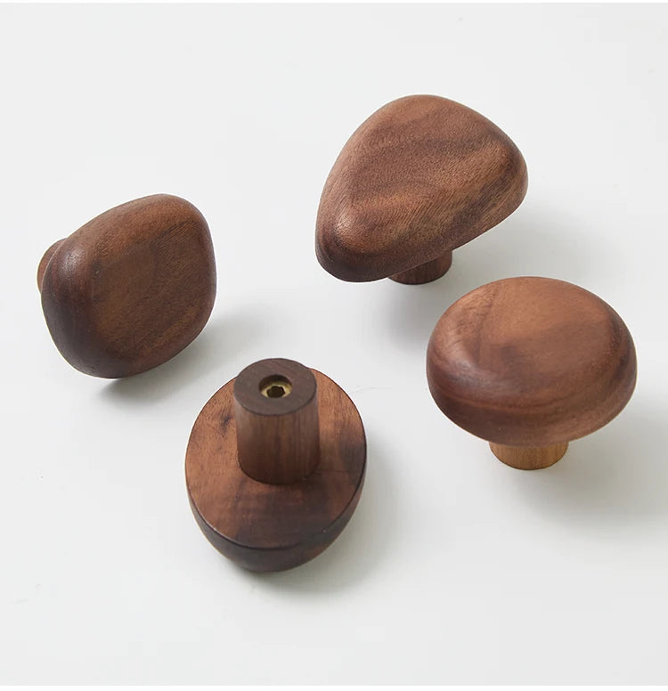 Pebble Shape Wooden Wall Hook