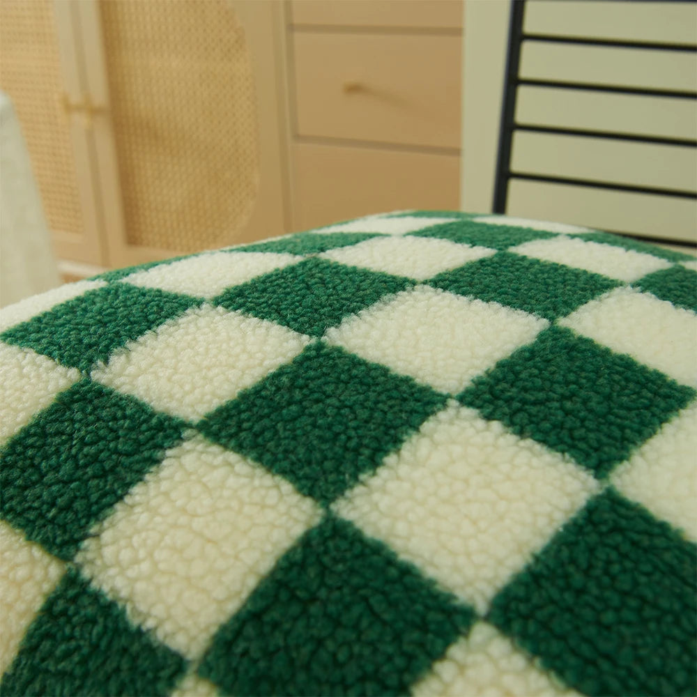 Checkered cushion covers - set of 2