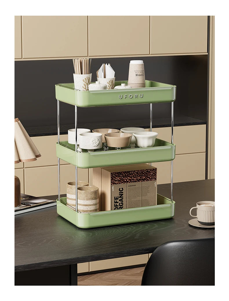 Double layer kitchen organiser