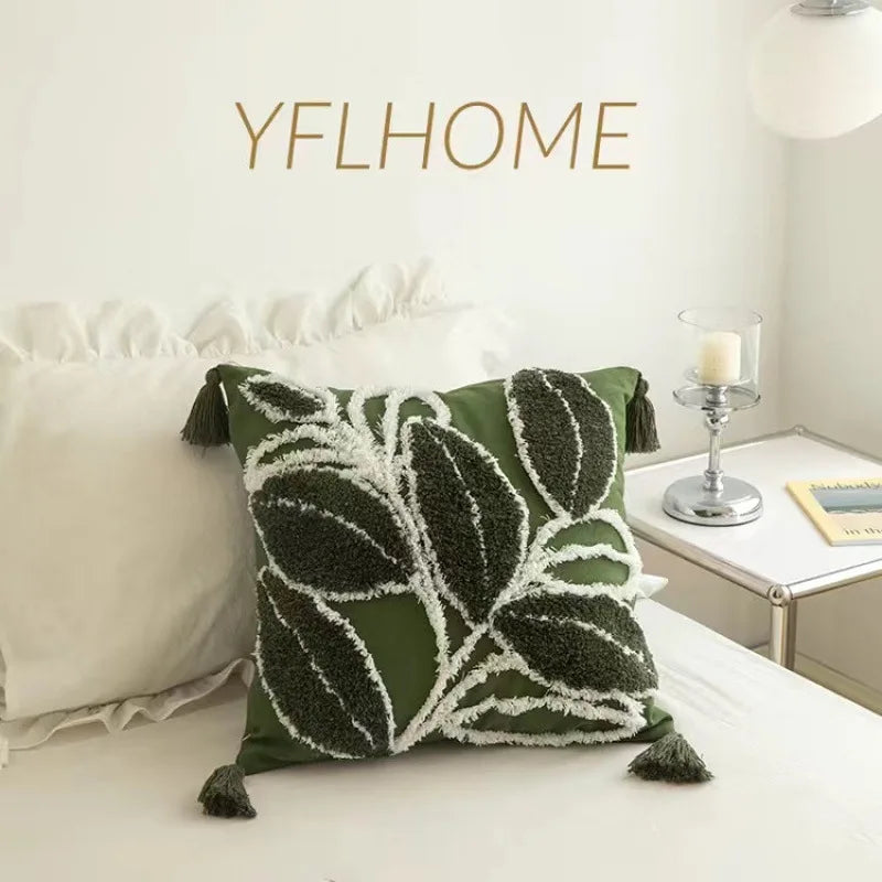 Bohemian Embroidered Tassel Cushion Cover