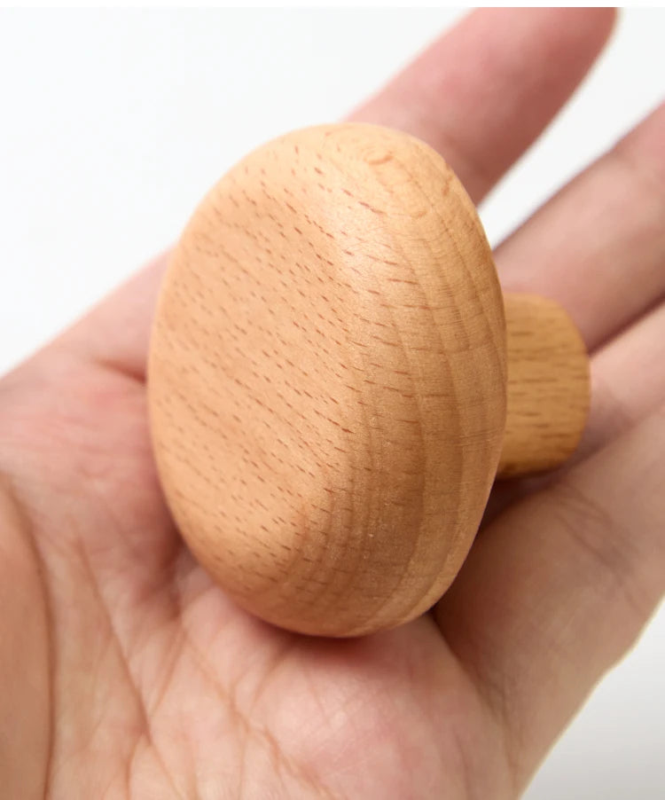 Pebble Shape Wooden Wall Hook