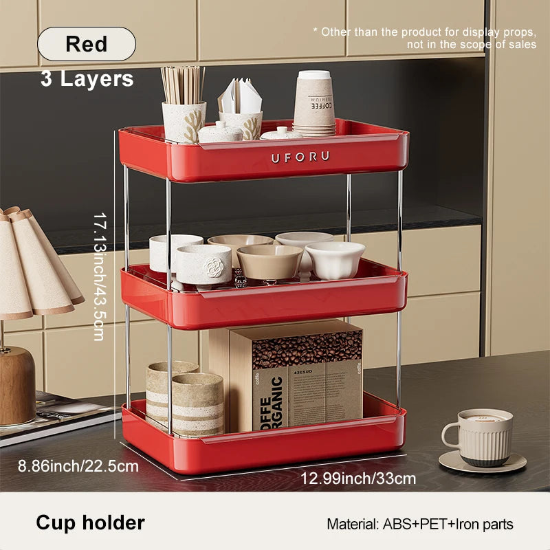 Double layer kitchen organiser