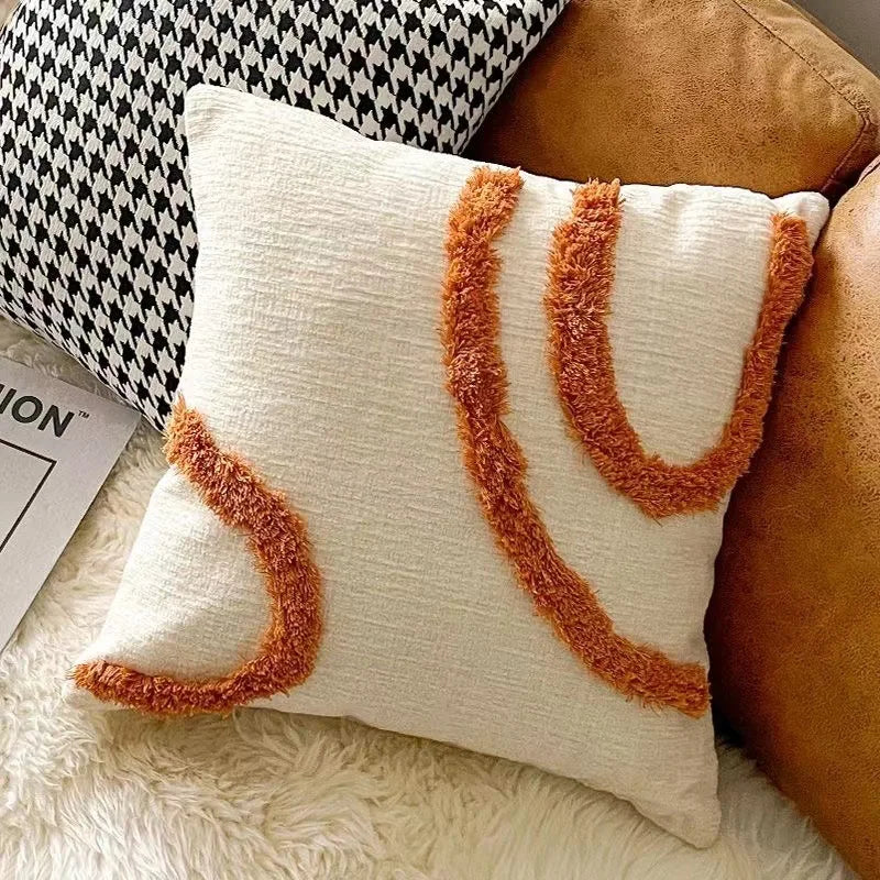 Bohemian Embroidered Tassel Cushion Cover