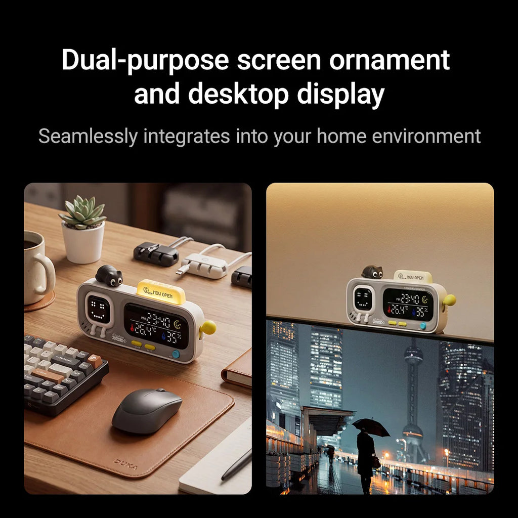 Smart Desktop Temperature & Humidity Clock