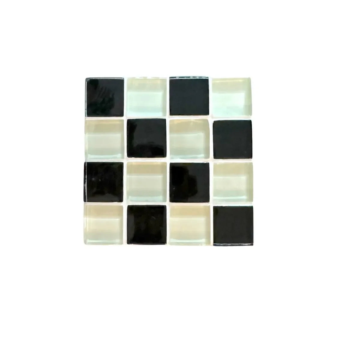 Mosaic glass style tile coaster