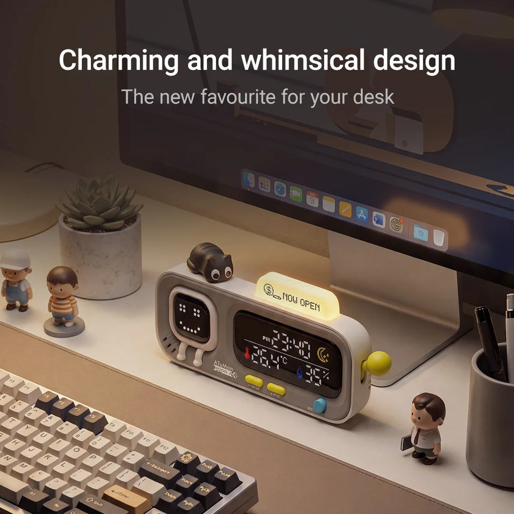 Smart Desktop Temperature & Humidity Clock