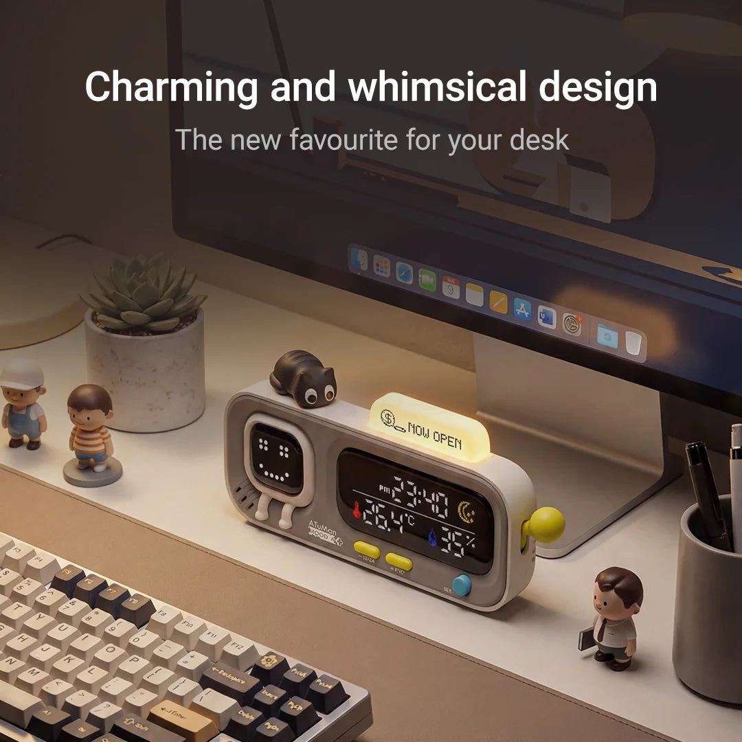 Smart Desktop Temperature & Humidity Clock