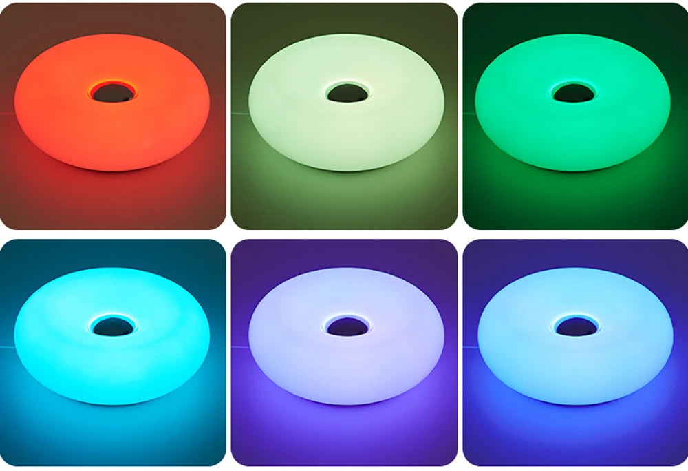 Donut table lamp