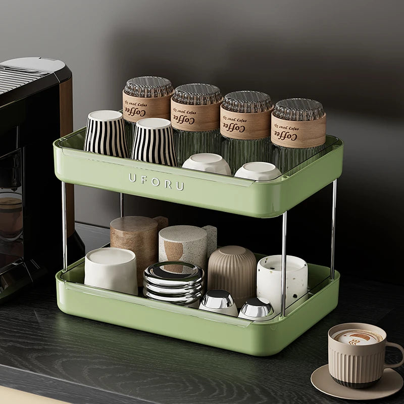 Double layer kitchen organiser