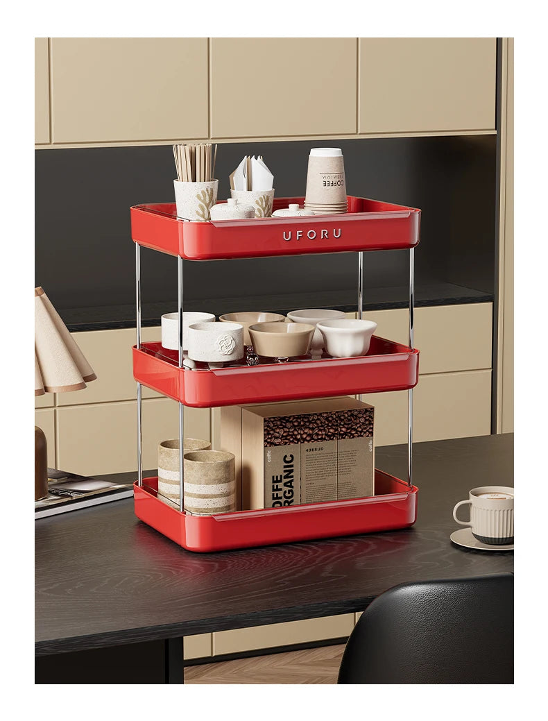 Double layer kitchen organiser