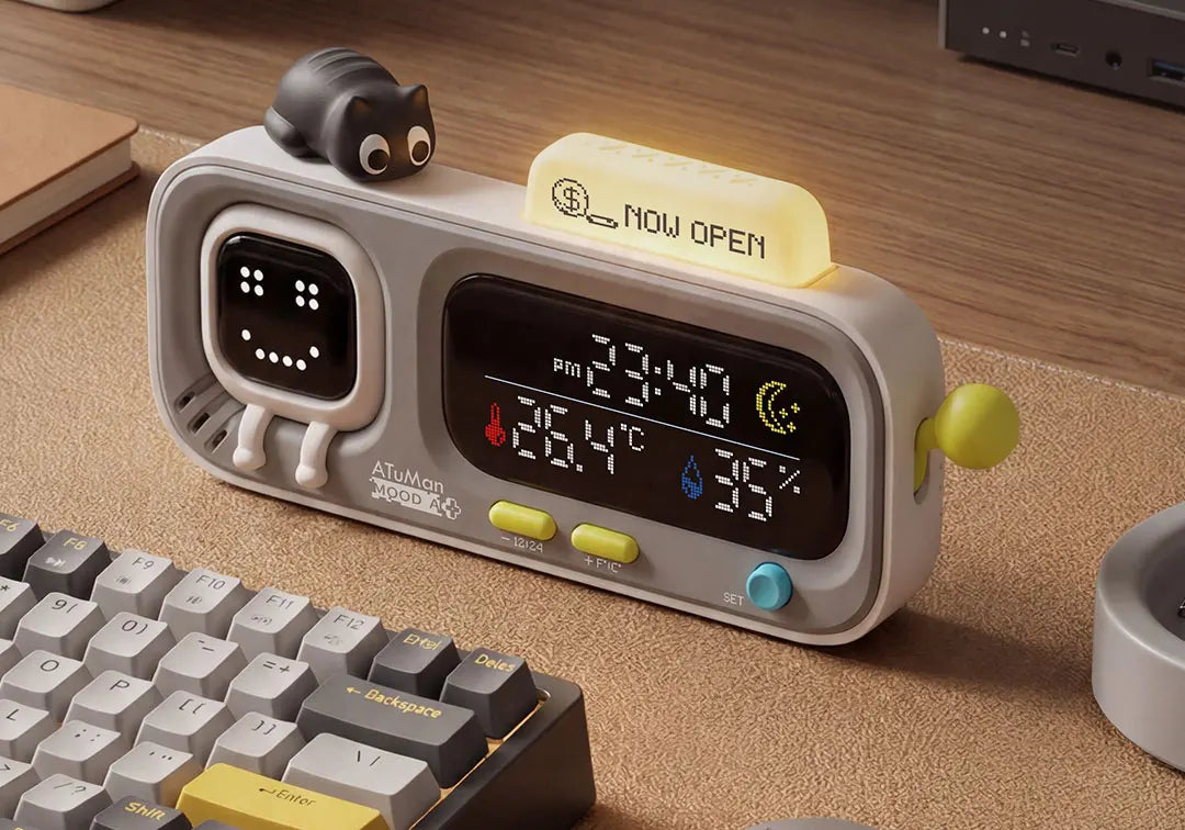 Smart Desktop Temperature & Humidity Clock