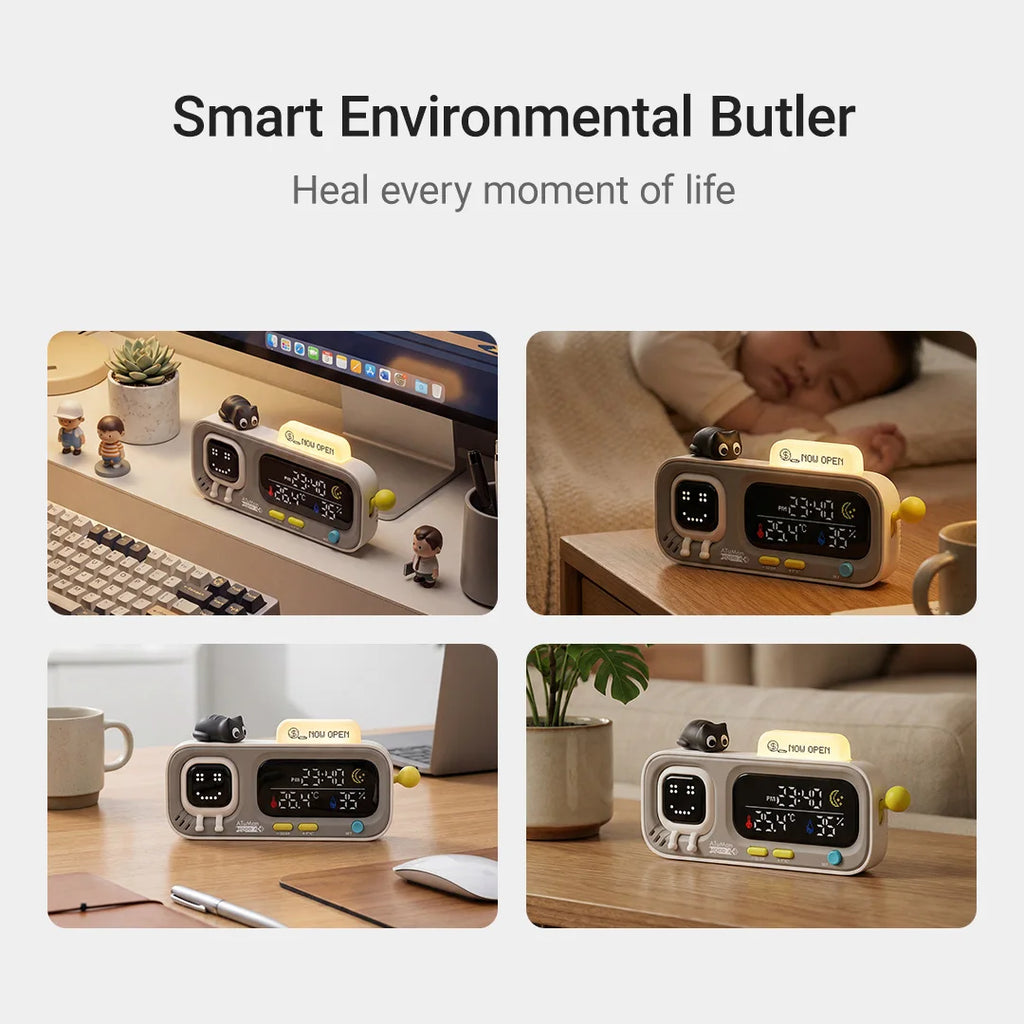 Smart Desktop Temperature & Humidity Clock
