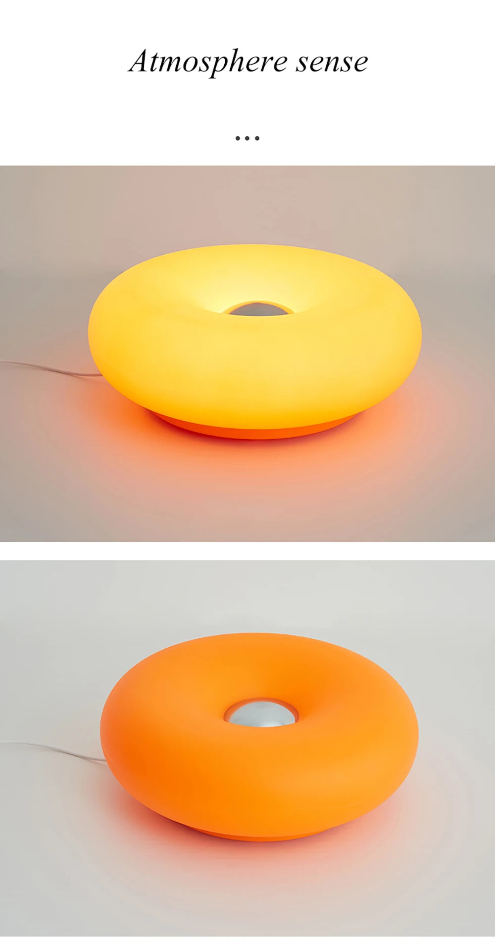 Donut table lamp