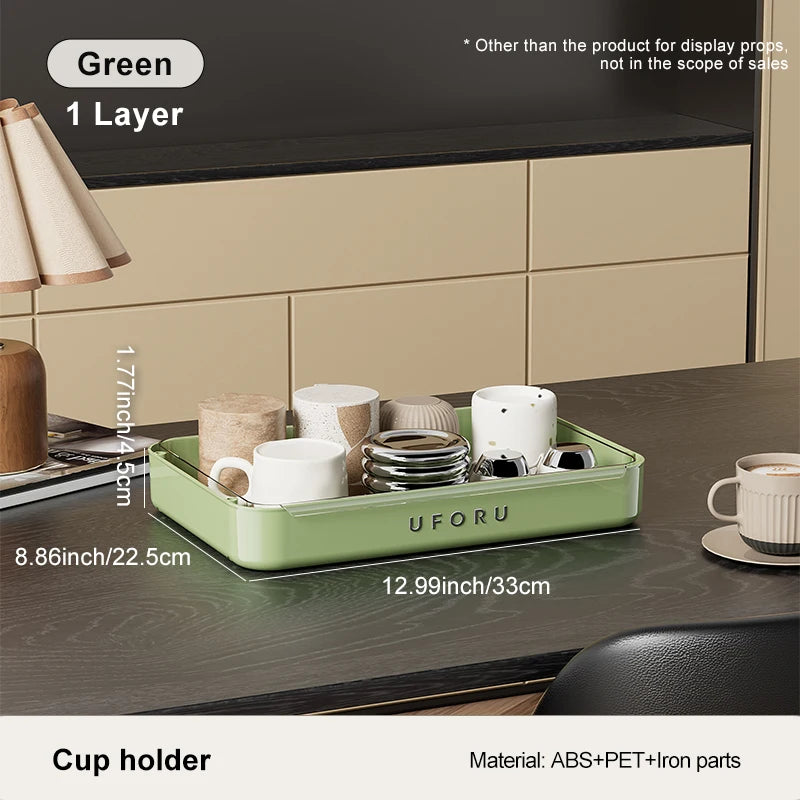 Double layer kitchen organiser