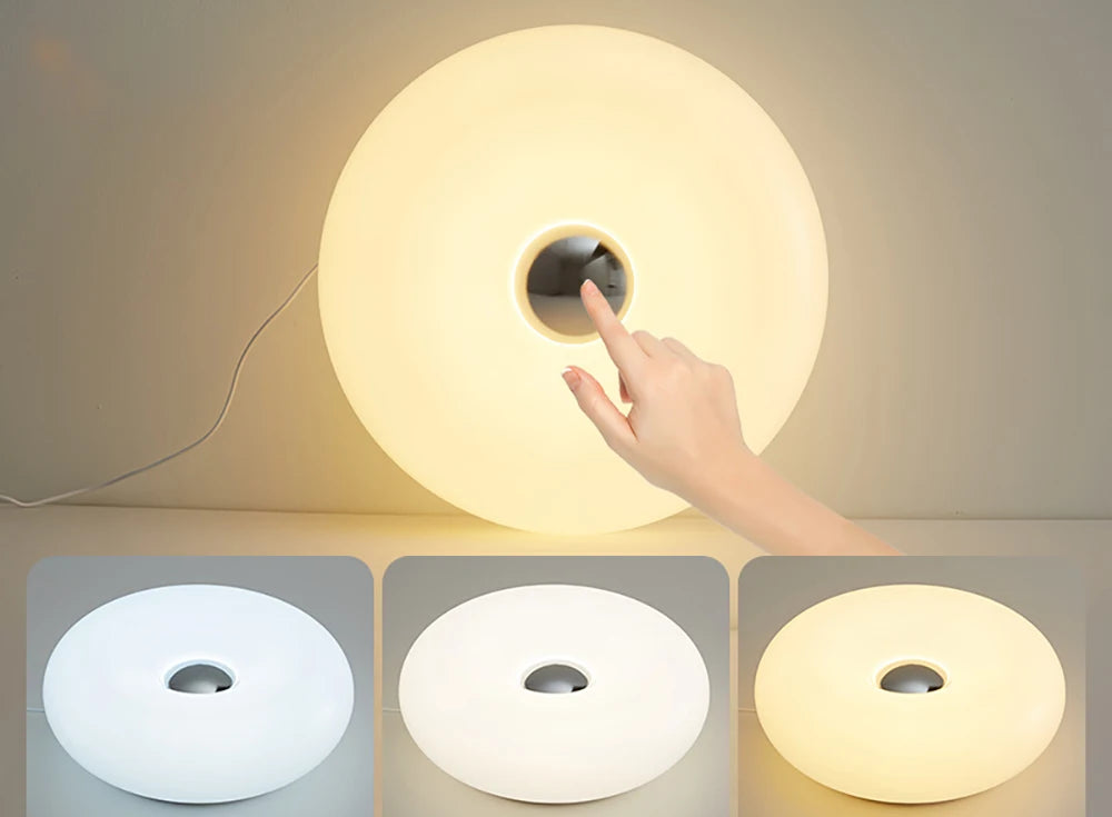 Donut table lamp