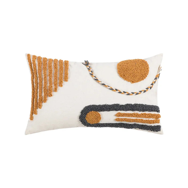 Bohemian Embroidered Tassel Cushion Cover
