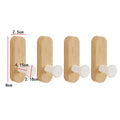 Pebble Shape Wooden Wall Hook