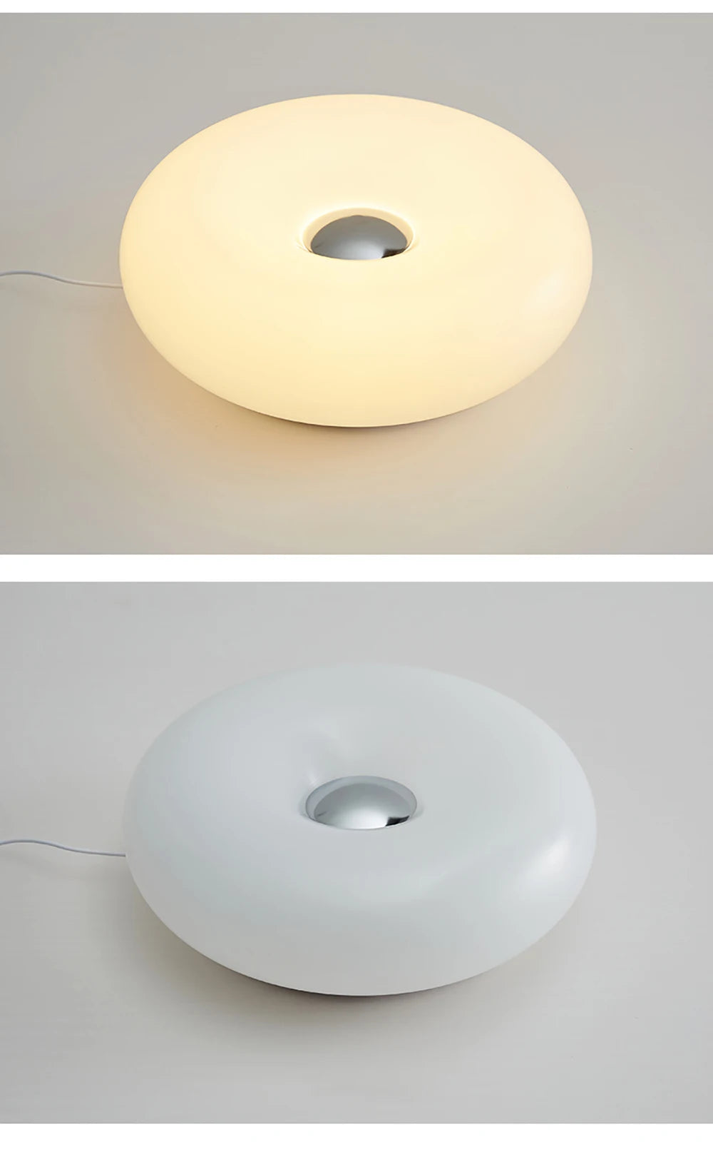 Donut table lamp