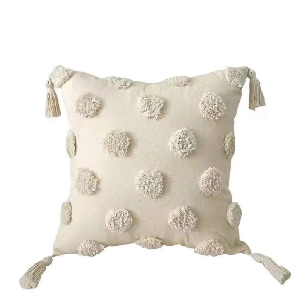 Bohemian Embroidered Tassel Cushion Cover