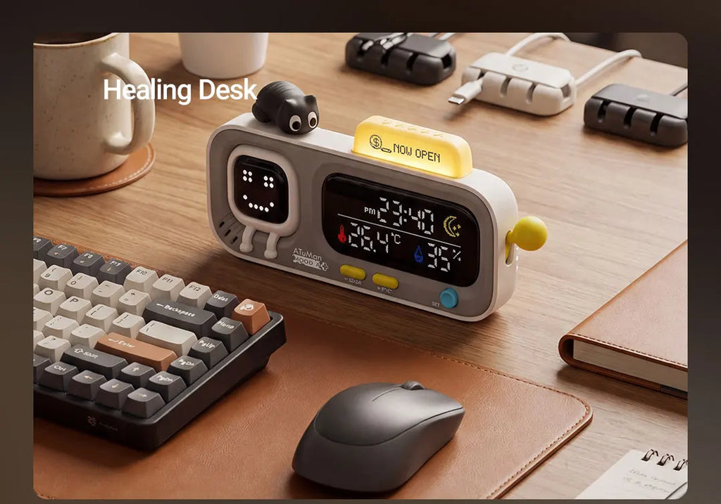 Smart Desktop Temperature & Humidity Clock