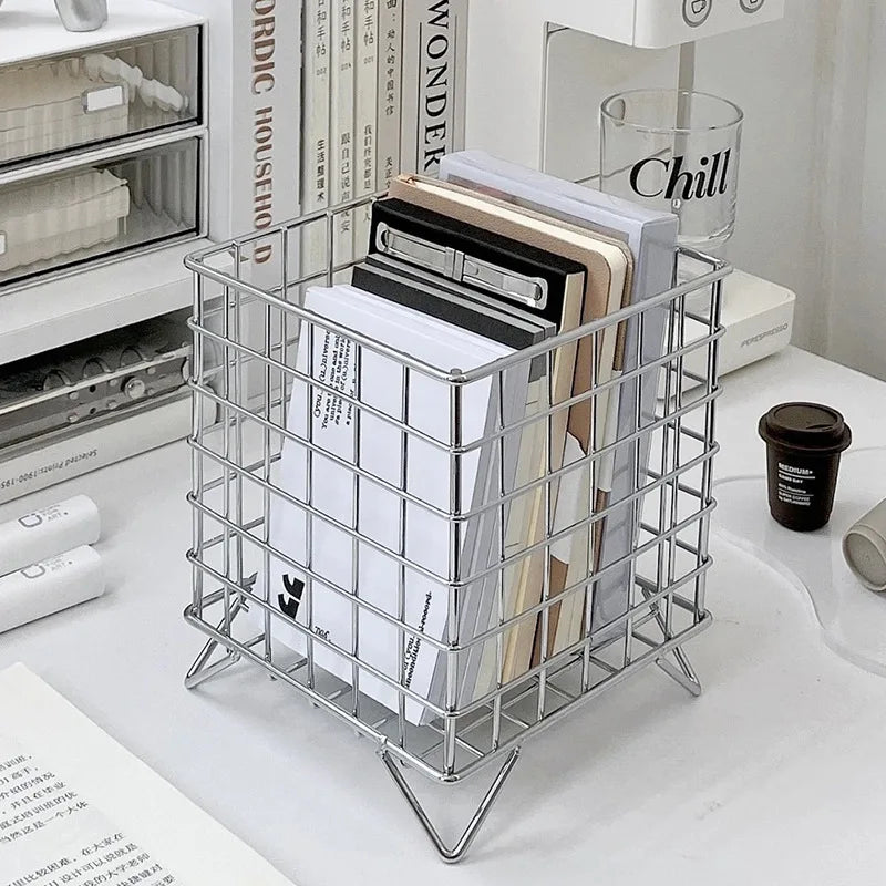 Wire storage basket